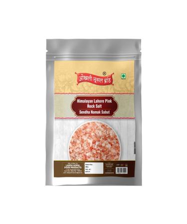 Okhli Musal Brand Sabut Whole Pink Rock Salt Chunks | Whole Sabut Gulabi Lahori Sendha Namak Crystals | Himalayan Pink Crystals Salt with 84 Minerals For Cooking |100% Natural For Detox-200GM*1Pack