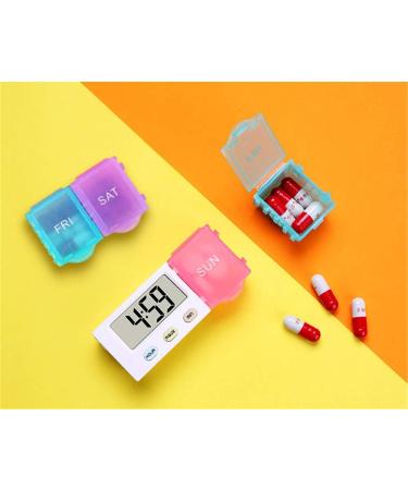 BrilliantDay Electronic Pill Timer-Reminder: Automatic Medication Dispenser with Alarms for Elderly & Kids - Buy Online on GoSupps.com