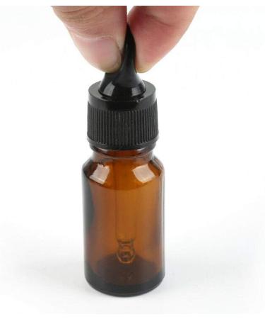 12 PCS Empty Refillable 5ML Amber Glass Droppers Essential Oil Bottles Aromatherapy Cosmetics Elite Fluid Container Jar Pot Holder with Glass Eye Dropper and Black Caps (5ml) - Buy Online on GoSupps.com