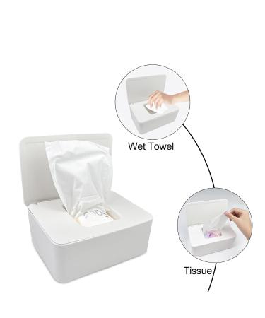 Premium Wet Wipes Box - Lectorias PP Material Sealed Tissue Container for Adults Cosmetic Towels & Handkerchiefs - International Shipping Available - Buy Online on GoSupps.com
