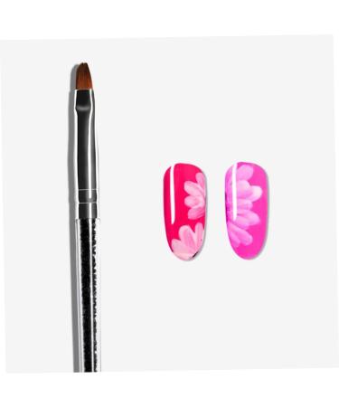 Beavorty 1 Set nail liner brush glitter manicure pens nails brush round flat nail brush powder nail brush sable acrylic nail brush drill nail art pen draw flowers Manicure tools - Buy Online on GoSupps.com