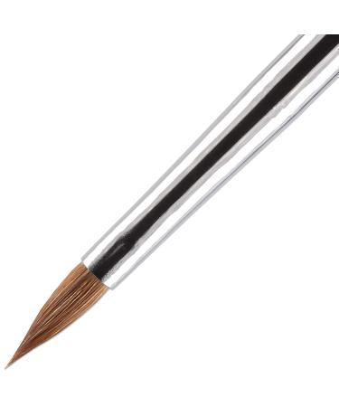 PANA 3D Kolinsky Nail Art Brush - Pink Glitter Handle | Size 5 | Acrylic Nail Sculpture Brush - Professional & Beginner Friendly - Buy Online on GoSupps.com