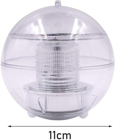 Water Floating LED Ball Lights Solar Power Pool Lamp for Garden Pool Pond Decoration 2pcs (Warm Light) - Buy Online on GoSupps.com