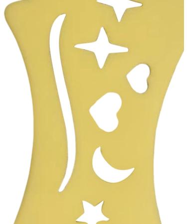 Generic Silicone Eyeliner Stencil Eye Aid Tool Silicone Eyeliner Aid Eyeshadow Eyeliner Tool for Lady Yellow - Buy Online on GoSupps.com