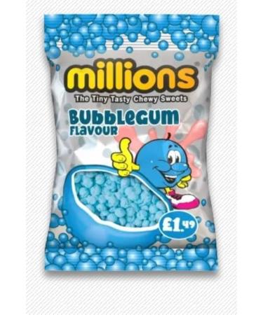 Millions Bubblegum Hanging Bags 6 x 110g Delicious Special For Easter Tasty And Twisty Treat Gift Hamper Christmas Birthday Easter Gift Sold By Kidzbuzz
