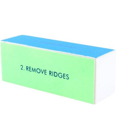 Nail Art Shiner Buffer 4 Ways Block Sand Sanding File for Manicure - Effective Grinding Skin-friendly Nail Edge Filing Ridges Removal Smooth Nails Shine with Foam - Buy Online on GoSupps.com