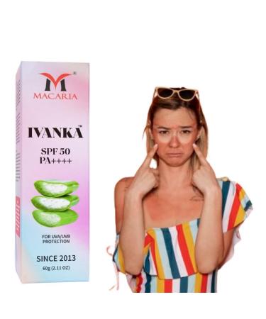 Macaria Cosmetics Ivanka SPF 50 Cream for Brightening lightening skin