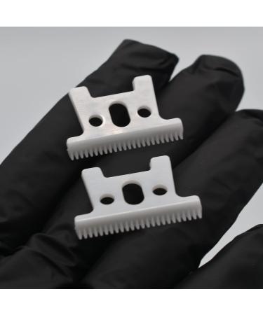 Professional Hair Trimmer T-Shaped Replacement Blades Set #32105 Compatible with Andis Slimline Pro Li Hair Trimmer D7#32655 D8#32400 (White) - Buy Online on GoSupps.com