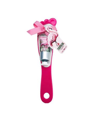 Flamingo foot lotion with Flamingo callus rasp gift set of 2 - "Tropical Paradise" foot cream