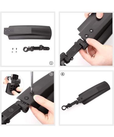 26 inch Bike Mudguard Set - Front & Rear Mud Guards Kit for Road, Mountain, Fat Tire Bikes - Quick Release Fenders for Outdoor Cycling - Buy Online on GoSupps.com