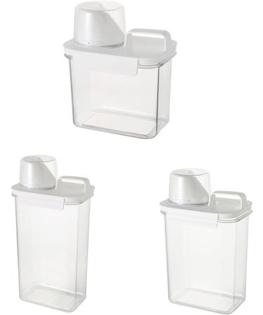 Laundry Detergent Dispenser with Measuring Cup Washing Powder Dispenser Washing Powder Container Storage(1100ML) - Buy Online on GoSupps.com