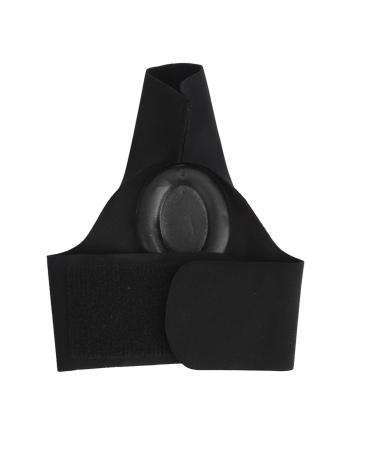 Bunion Sleeve Shock Absorbing Straightener Adjustable Big Toe Separator Strap for Day Night Wear Black With Stable Support and Anti Friction SEB (left foot)