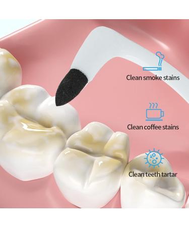 Sioppkik Tartar Remover - Professional Tooth Cleaning Effective Plaque & Contamination Removal (2PCs White & Blue) - International Shipping Available - Buy Online on GoSupps.com