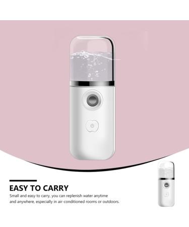 DRESSOOS Hydrating Instrument Eyelash Extensions Mist Sprayer for Skin Care Makeup Face Steamer Abs White - Buy Online on GoSupps.com