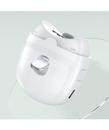 Electric Nail Clipper 2 Speed Automatic Nail Cutter with LED Light USB Charging Fingernail Cutter and File Portable Nail Trimmer Scissor Fingernail Trimmer for Baby Kids Adult White - Buy Online on GoSupps.com