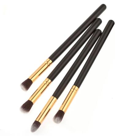 FOYTOKI 12 Pcs Eye Make-up Brush Kit Creme Eyeshadows Eyeliner Makeup Pencil Glitter Eyeshadow Black - Buy Online on GoSupps.com
