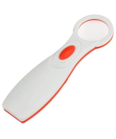 LED Warm White Light Hand-held Glass Old Man Reading HD 10 Times Optical Lens Student Reading Books to Read Newspaper Magnifier Made in China