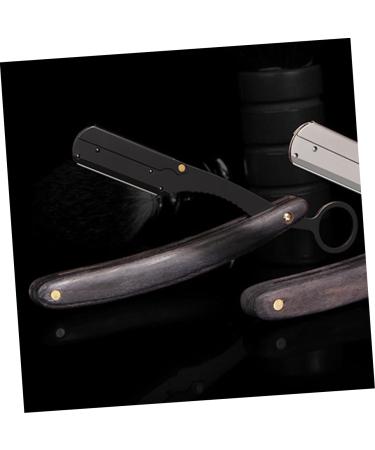 Buy Minkissy BartSalon Razor - Professional Foldable Hairdresser Tool for Men | Rustproof Stainless Steel & Wood Design - Buy Online on GoSupps.com