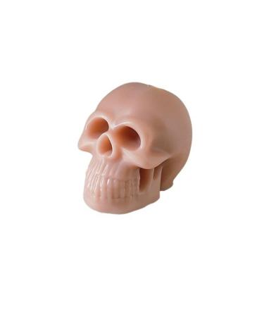 Halloween Skull Aromatherapy Candle Skull Candle Aromatherapy Gift Box colour of skin 9.6X7.3X7.5cm
