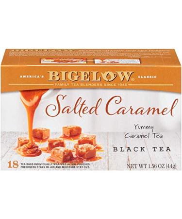 Bigelow Salted Caramel Black Tea 108 Tea Bags (Pack of 6) - Caffeinated Salted Caramel Blend - Buy Online on GoSupps.com