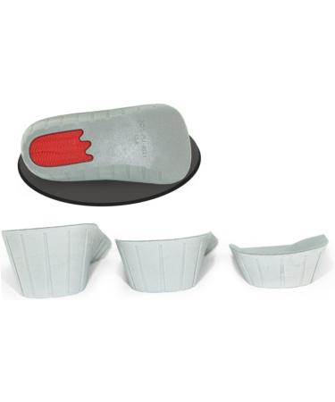 FOMIYES Height Increase Insoles - Non-Slip Shoe Lift Cushion Pads for Comfort & Support | Heightening Inserts in Grey 11.5x8cm - Buy Online on GoSupps.com