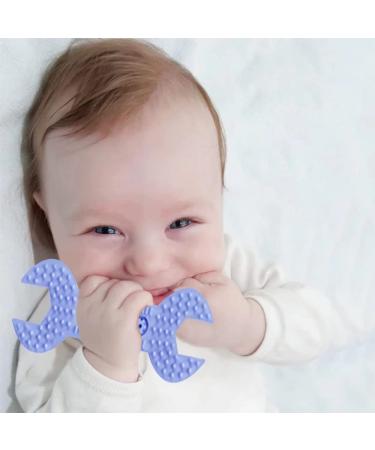 iZiv 5 Pack Soft Teething Toys for Babies 0-6 Months and 6-12 Months - Food Grade Silicone, BPA Free - Soothe Sore Gums, Baby Gift Set with Teether Clip - Buy Online on GoSupps.com