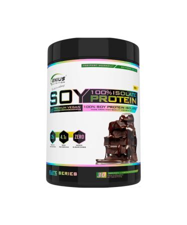 Genius Nutrition 100% Soy Protein Isolate (900g) Chocolate