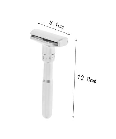 Adjustable Safety Shaving Razor - Double Edge Classic for Mild to Aggressive Shaves | Perfect for All Hair Types - Buy Online on GoSupps.com
