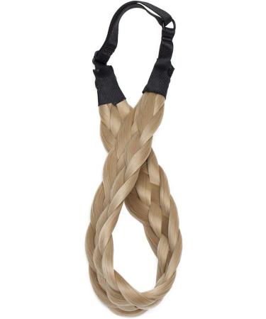 5 Strands Elegant Synthetic Hair Plaited Headband Elastic Hair Band Braid Headwear Hair Scrunchie Headband For Girls Women Accessories Highlighted - Ash Blonde - Buy Online on GoSupps.com