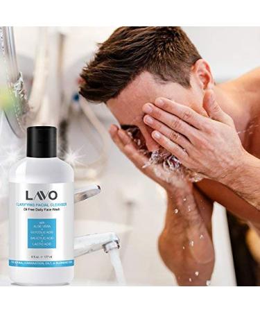 Buy LAVO Glycolic Acid Face Wash - Exfoliate Acne Blackheads & Clogged Pores | For Oily & Combination Skin - Buy Online on GoSupps.com