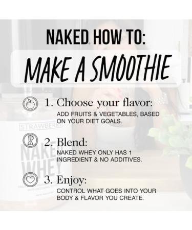 NAKED Whey Protein Powder 1LB (15 Servings) Pure Micronized Creatine Monohydrate 500g (100 Servings) Grass-Fed Bulk Non-GMO Gluten Free Soy Free - Buy Online on GoSupps.com