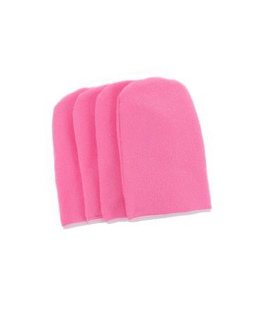 Ipetboom Hand Treatment Mitts 2 Pairs Insulated Gloves Bath Treatment Mitt Paraffin Wax Gloves Insulation Cover Hand Pink Hand Spa Cover