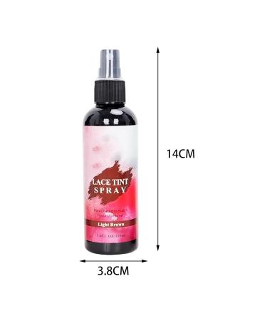 Colorful Lace Enhancer Spray for Wigs 100ml Light Brown 14cmx3.8cm - Buy Online on GoSupps.com