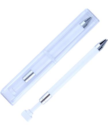 Nail Art Manicure Art Drill Rhinestone Dotting Pencil | Rhinestone Art Portable Dotting Nail Too for Home Travel Business Trip Apartment White - Buy Online on GoSupps.com