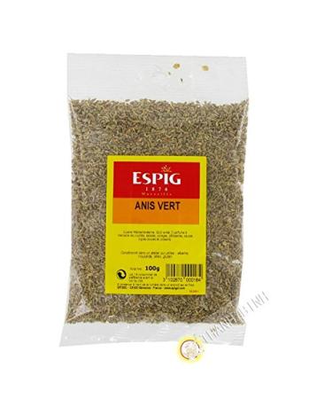 Anise Green Whole ESPIG 100g France - Pack of 3
