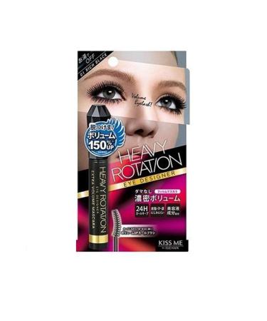 KissMe Isehan Heavy Rotation Eye Designer Extra Volume Mascara - Rich Black (Green Tea Set)