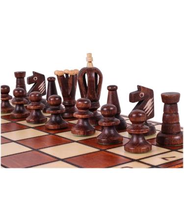 Portable Set Foldable Handmade Wooden Chessboard Set Entertainment Toy Decor Chess Set (Size : 36cm) (36cm) - Buy Online on GoSupps.com