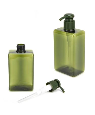 Travel Size Toiletries Leakproof 280ml Plastic Pump Bottles | 3Pcs Thickened Travel Bottles for Bathroom & Kitchen - Buy Online on GoSupps.com