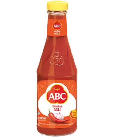 FOOD BY BOX ABC Spicy Sambal Asli Original Sauce 335ml Halal Pack of 2 - Product of Indonesia by Food By Box - Buy Online on GoSupps.com