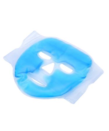 Ice Cooling Gel Face Mask for Fatigue Relief | Blue Full Face Mask for Swollen Eyes Dark Circles Headaches & Migraines International Shipping - Buy Online on GoSupps.com