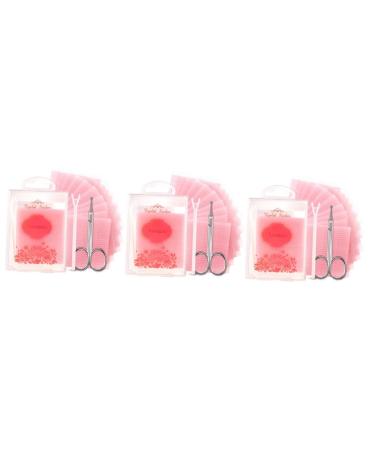 Balacoo 3 Sets double eyelid sticker invisible Eyelid Strips double eyelid pastes adhesive eyelid strips double side eyelid tape invisible eyelid stickers clear tape lifting belt half moon