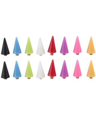 Dewedrt 16 Pieces Nail Rhinestones Picker Replacement Tips for Nail Dotting Pen to Pick Up Nail Gem Jewelry