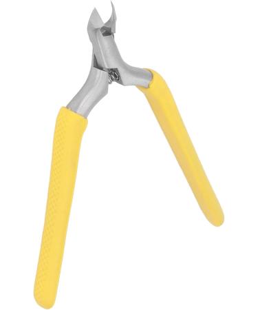 Cuticle Nipper Stainless Steel Skid Resistant Ergonomic Design Cuticle Nipper Sharpness for Home (Yellow) - Buy Online on GoSupps.com
