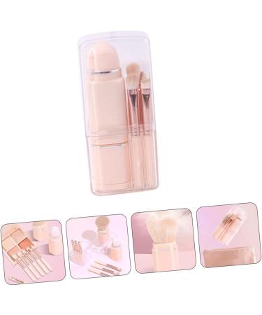 DOITOOL 1 Set 8 in 1 Makeup Brush Foundation Brush Cosmetic Brush Lip Brush Eyeshadow Brush Dual Ended Blush Brush Make up Shadow Travel 4 in 1 Artificial Fiber 10x2.5cm Pink - Buy Online on GoSupps.com