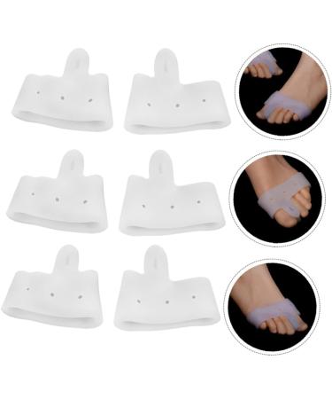 Hemoton Silicone Gel Metatarsalgia Insoles - 3 Pairs Separator Insole Set for Foot Pain Relief - Toe Separator Divider, Bunion Pad, Toe Spreader Cushion - White - Buy Online on GoSupps.com