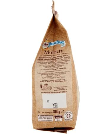  Italian Gourmet E.R. Mulino Bianco Molinetti Biscuits Set of 3 sanded biscuits with whole flour and buckwheat 800 g + pulp 400 g - Buy Online on GoSupps.com