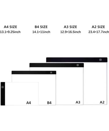 LIRUNQIU 59 Pcs Diamond Painting A4 LED Light Pad Kit - Full Drill 5D Diamond Painting Accessories for Adults and Kids - Includes Storage Case and Tools - Buy Online on GoSupps.com