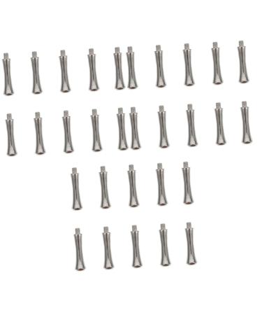 Beaupretty 30 pieces of scissors nail decorative shear parts scissors accessories hair scissors finger replacement metal scissors finger pad metal scissors hair needle cosmetics stainless steel