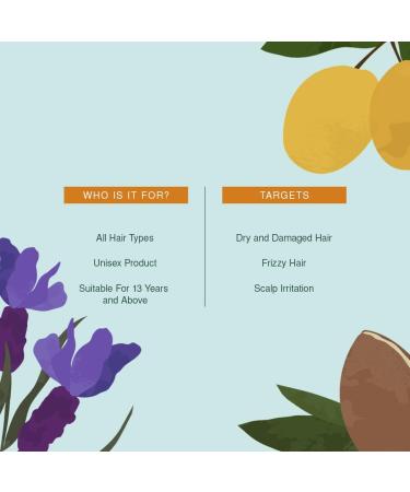 Juicy Chemistry Marula Argan Lavender Hair Oil 100 ml | Organic Hair Oil for Hair Fall Control & Deep Conditioning | Ecocert Certified Organic for Dry & Frizzy Hair | Cruelty-free & 100% Vegan - Buy Online on GoSupps.com