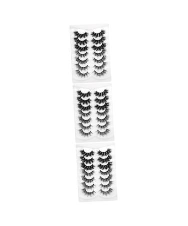 Beaupretty 21 Pairs Eyelashes Full False Lashes Strip Lashes Manga Lashes Cluster Natural False Lashes Realistic Lashes Bulk False Lashes Wispy Natural Look Wispy 3d Fiber Fluffy Accessories